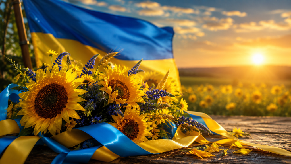 Патріотична листівка до 24 серпня